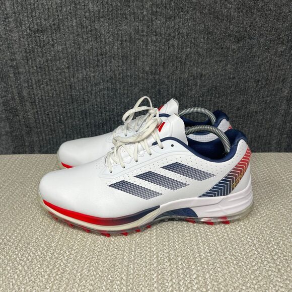 Adidas Adizero ZG Spikeless Golf Shoes USA Red White Blue Mens 9.5 JS1898 main image 4